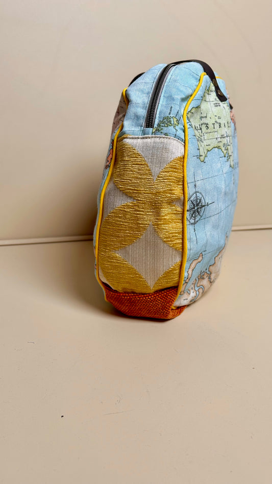 Sac ordinateur mappemonde