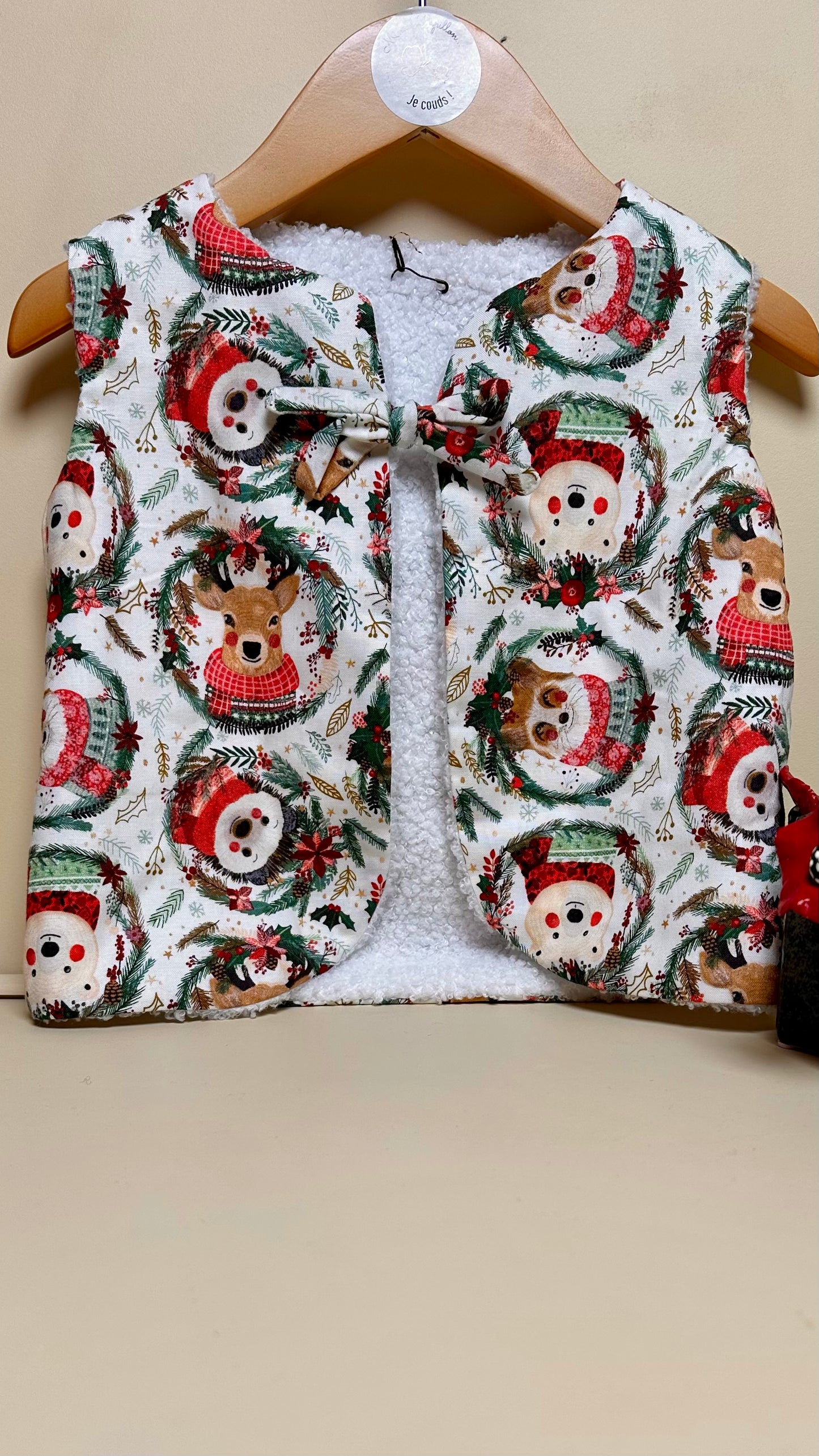 Gilet de berger enfant Noël