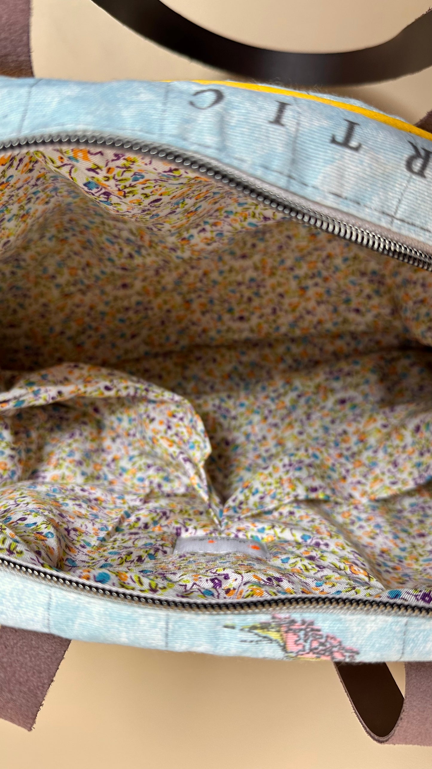 Sac ordinateur mappemonde