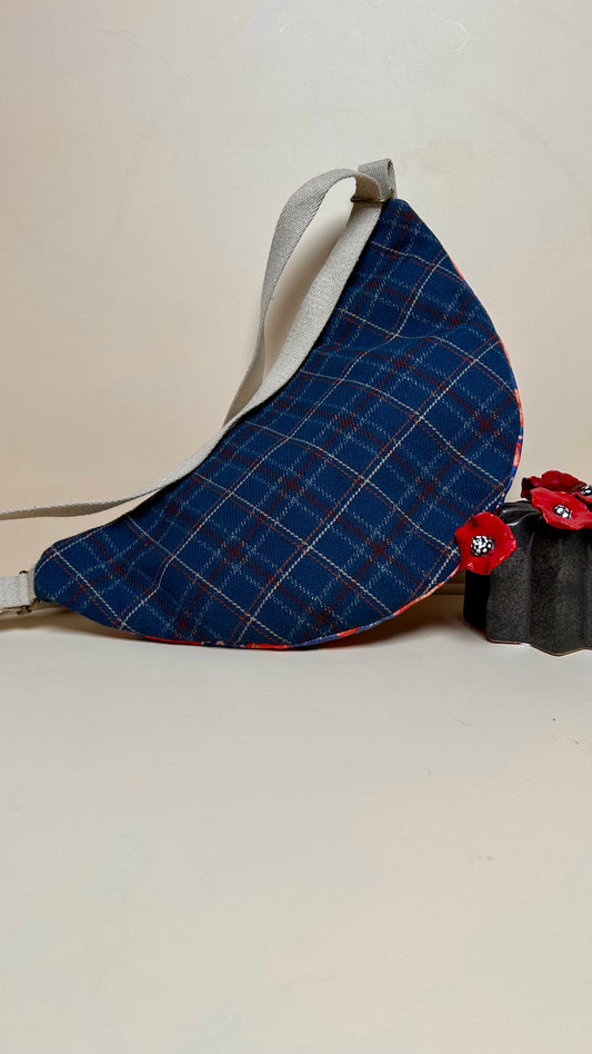 Sac banane coquelicots