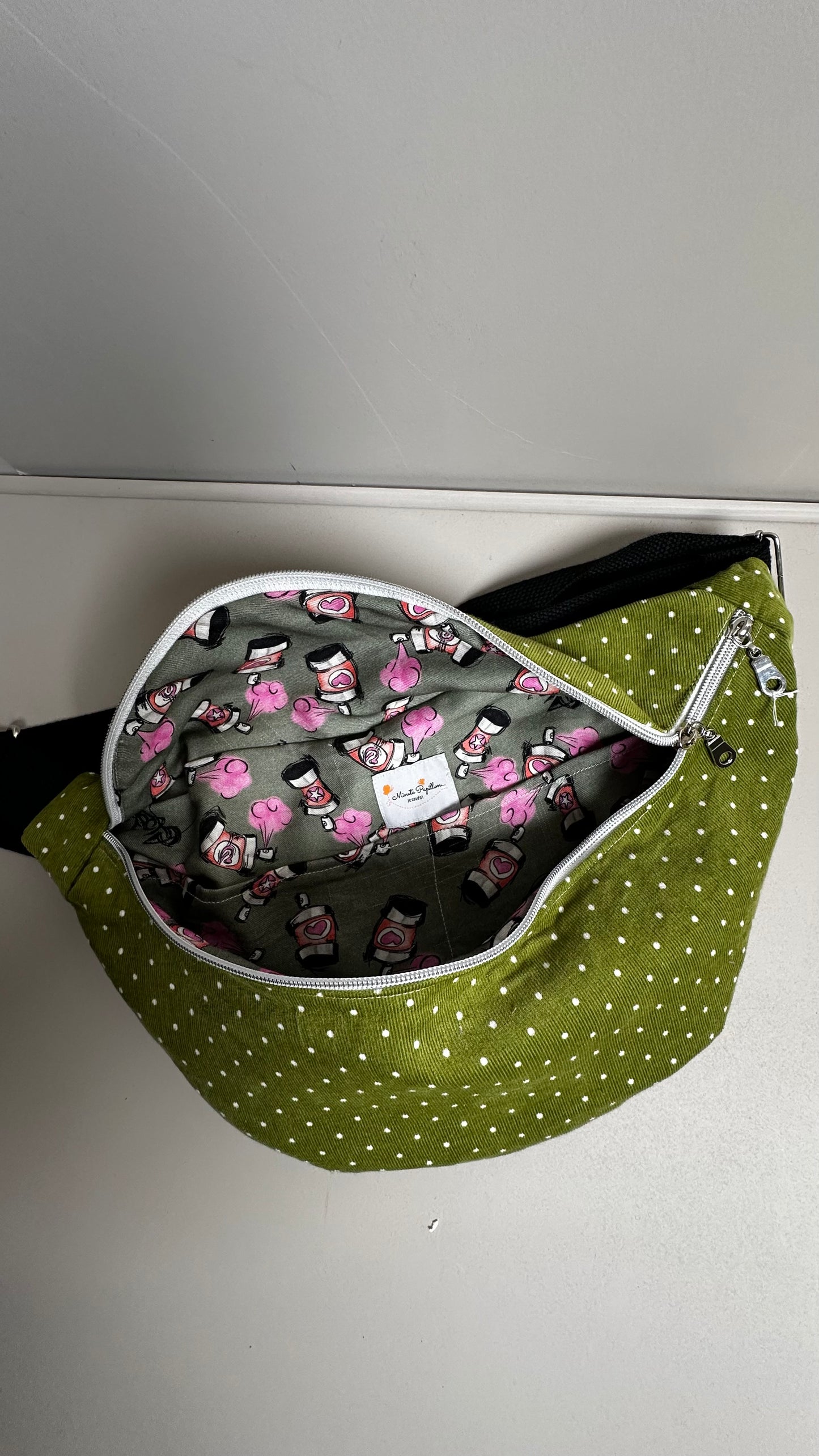 Sac banane vert a poids