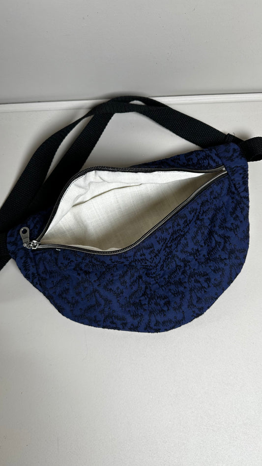 Petit sac Banane marine