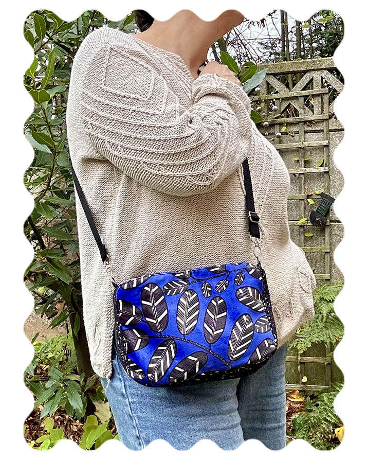 photo du sac fait main porté 