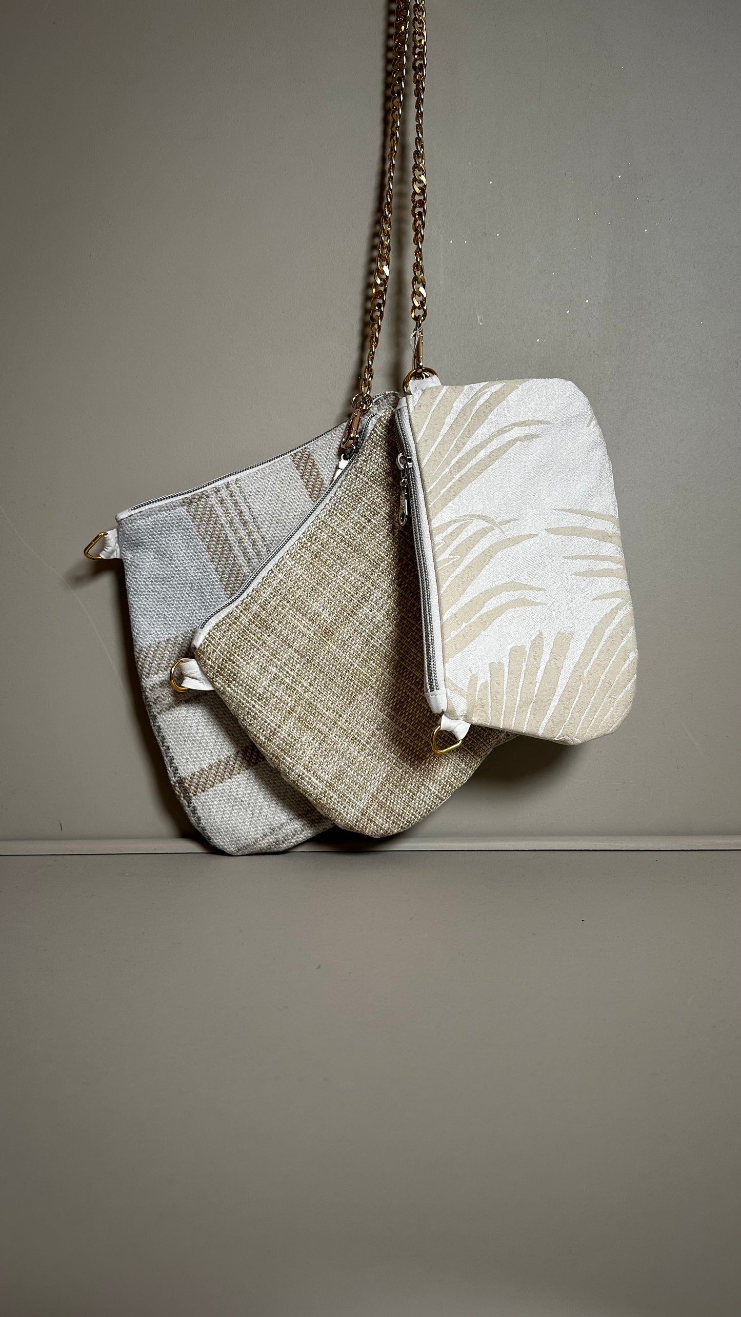 Sac Trio bleu, beige