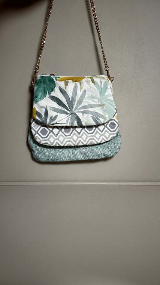 Sac Trio bleu, beige
