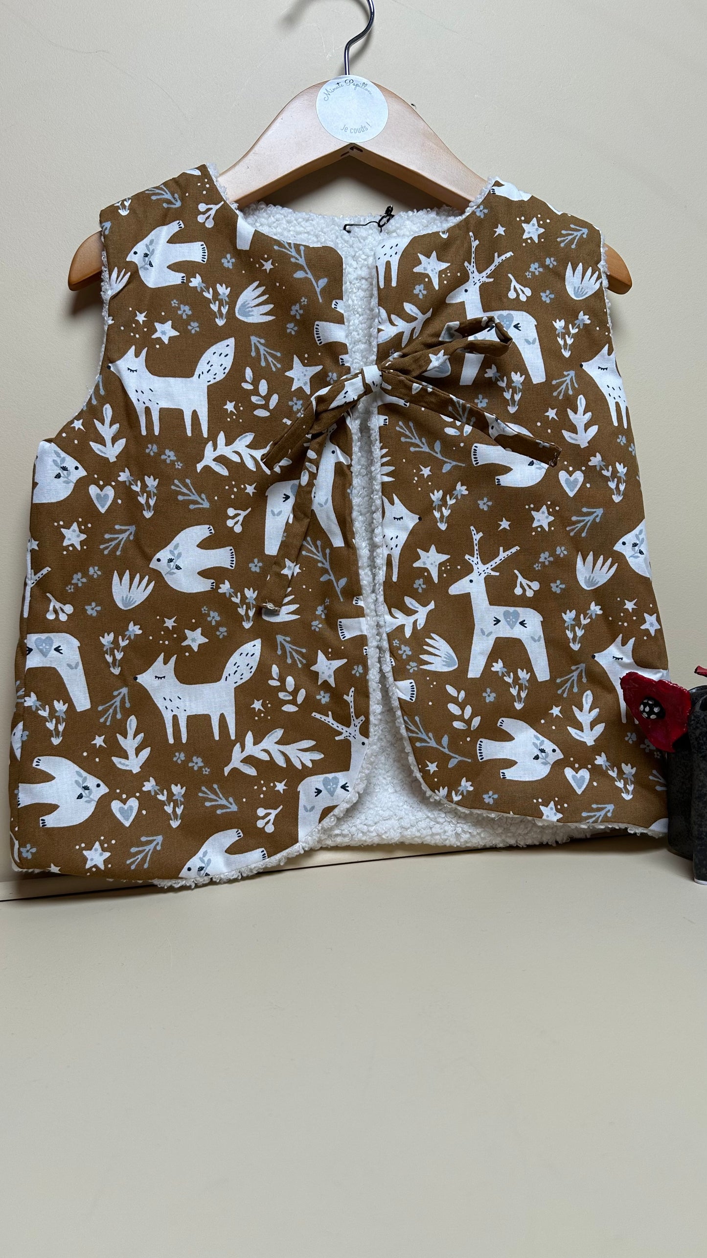 Gilet de berger enfant forêt